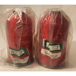 Heminway Bartlett - Red Thread - 4 Spools - 6,7,5,9 oz - Total 27 oz - Shade 60